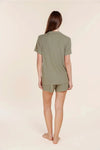 GINGERLILLY ADELAIDE RIBBED SHORTS SLEEPWEAR Gingerlilly 