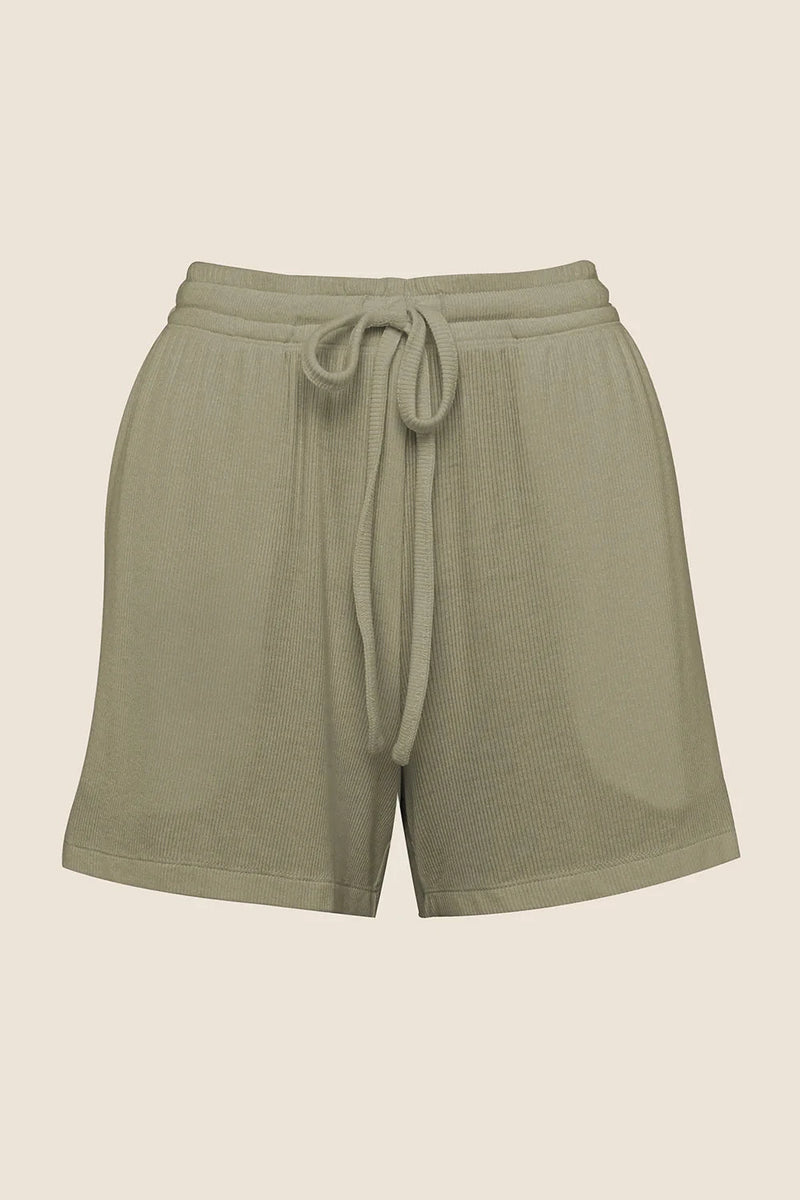GINGERLILLY ADELAIDE RIBBED SHORTS SLEEPWEAR Gingerlilly 