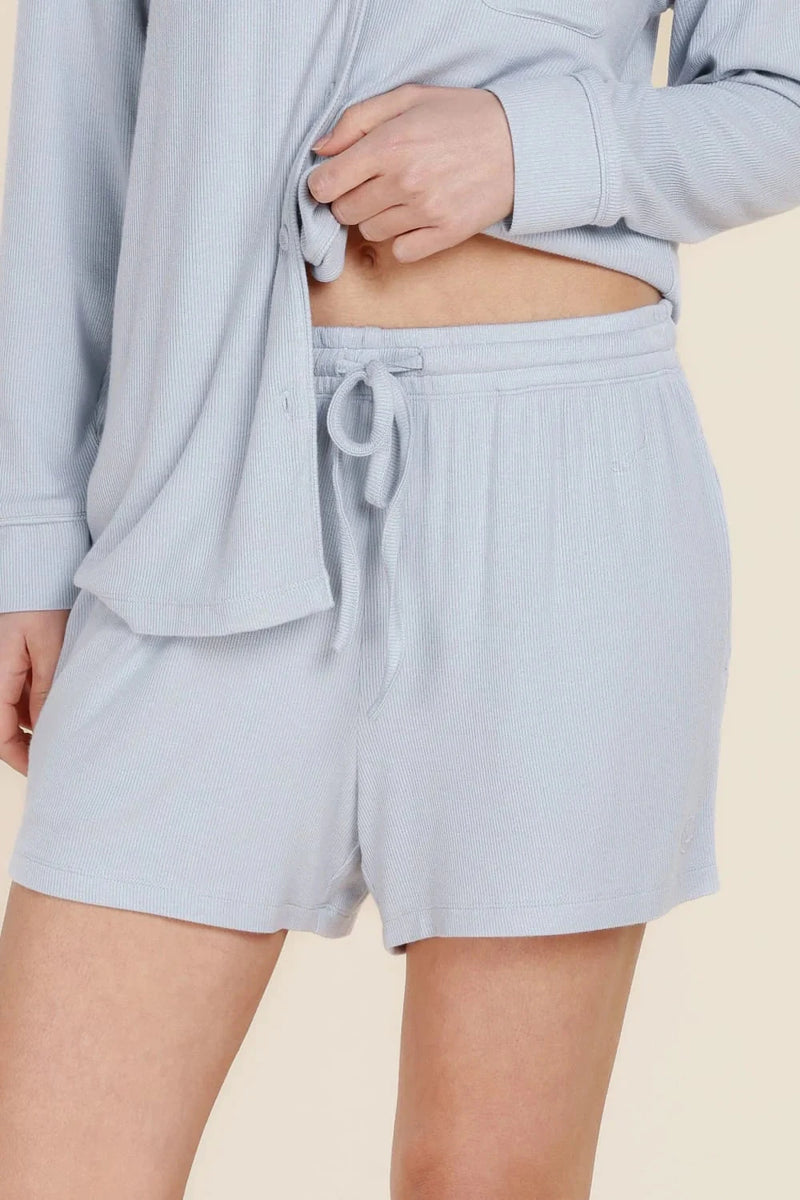 GINGERLILLY ADELAIDE RIBBED SHORTS SLEEPWEAR Gingerlilly 
