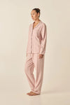 GINGERLILLY ALESSIA PINK SPOT COTTON PJ SET SLEEPWEAR Gingerlilly 