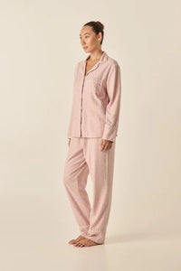 GINGERLILLY ALESSIA PINK SPOT COTTON PJ SET SLEEPWEAR Gingerlilly 