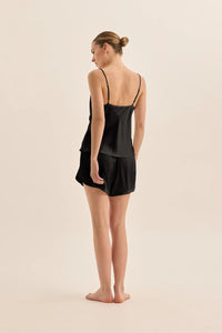 GINGERLILLY AMETHYST PURE SILK CAMI AND SHORTS SET SILKS Gingerlilly 