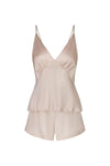 GINGERLILLY AMETHYST PURE SILK CAMI AND SHORTS SET SILKS Gingerlilly 