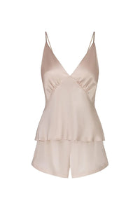 GINGERLILLY AMETHYST PURE SILK CAMI AND SHORTS SET SILKS Gingerlilly 