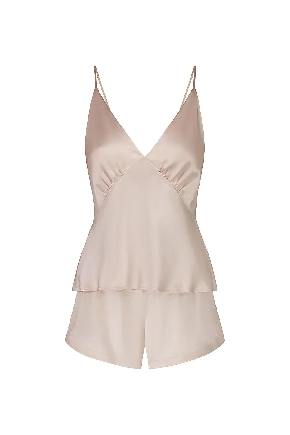 GINGERLILLY AMETHYST PURE SILK CAMI AND SHORTS SET SILKS Gingerlilly 