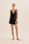 GINGERLILLY AMETHYST PURE SILK CAMI AND SHORTS SET SILKS Gingerlilly 