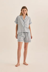 GINGERLILLY ARIANA DOUBLE PIPING SHORT SET SLEEPWEAR Gingerlilly 