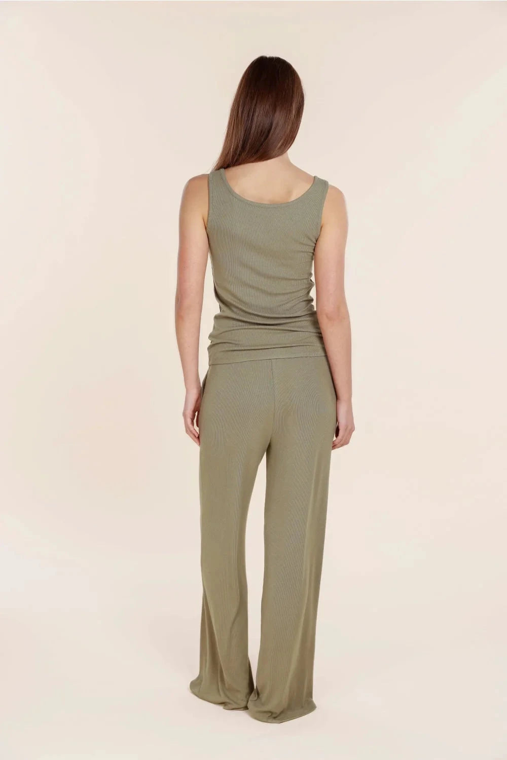 Gingerlilly Athens Ribbed Long Pants Sleepwear Gingerlilly 