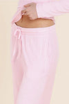 GINGERLILLY ATHENS RIBBED LONG PANTS SLEEPWEAR Gingerlilly 