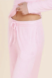 GINGERLILLY ATHENS RIBBED LONG PANTS SLEEPWEAR Gingerlilly 