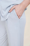 GINGERLILLY ATHENS RIBBED LONG PANTS SLEEPWEAR Gingerlilly 