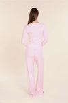 GINGERLILLY ATHENS RIBBED LONG PANTS SLEEPWEAR Gingerlilly 