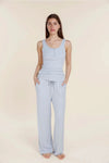 GINGERLILLY ATHENS RIBBED LONG PANTS SLEEPWEAR Gingerlilly 