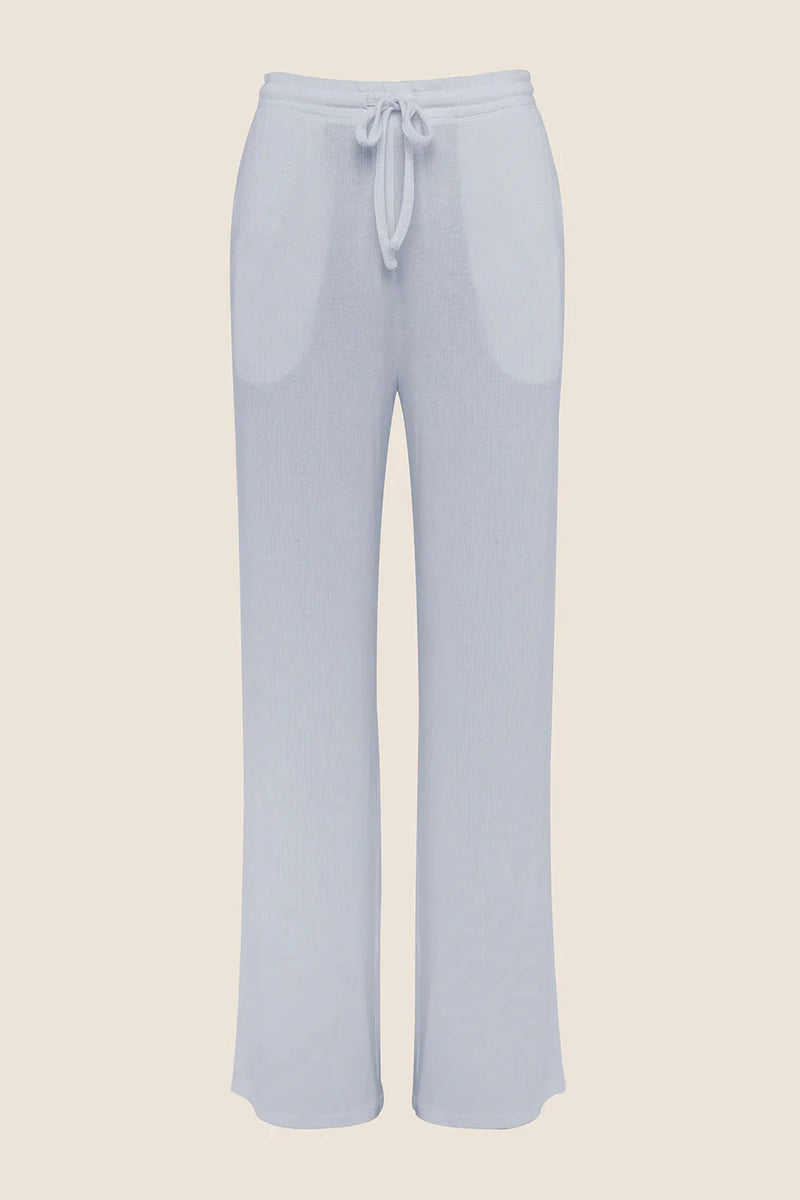 GINGERLILLY ATHENS RIBBED LONG PANTS SLEEPWEAR Gingerlilly 