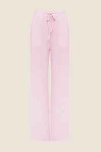 GINGERLILLY ATHENS RIBBED LONG PANTS SLEEPWEAR Gingerlilly 