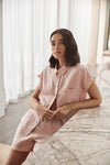 GINGERLILLY CHARLOTTE LINEN PJ SET SLEEPWEAR Gingerlilly 