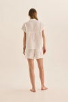 GINGERLILLY CHARLOTTE LINEN PJ SET SLEEPWEAR Gingerlilly 