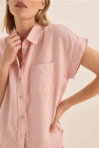 GINGERLILLY CHARLOTTE LINEN PJ SET SLEEPWEAR Gingerlilly 