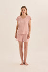 GINGERLILLY DAHLIA BAMBOO SHORT SET SLEEPWEAR Gingerlilly 