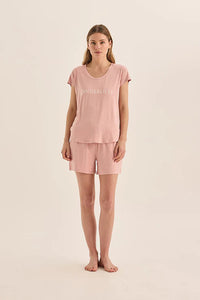 GINGERLILLY DAHLIA BAMBOO SHORT SET SLEEPWEAR Gingerlilly 