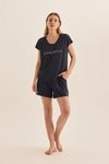 GINGERLILLY DAHLIA BAMBOO SHORT SET SLEEPWEAR Gingerlilly 