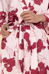GINGERLILLY DAISY SILKY SATIN ROBE SLEEPWEAR Gingerlilly 