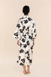 GINGERLILLY DAISY SILKY SATIN ROBE SLEEPWEAR Gingerlilly 