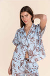 GINGERLILLY DOMENCIA COTTON SATEEN SHORT SET SLEEPWEAR Gingerlilly 