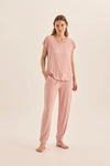 GINGERLILLY ELARA BAMBOO LONG PJ SET SLEEPWEAR Gingerlilly 