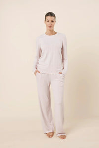 Gingerlilly Ellie Lightweight Velour Cable Knit Set Sleepwear Gingerlilly 
