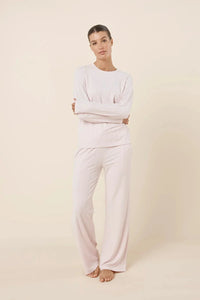 Gingerlilly Ellie Lightweight Velour Cable Knit Set Sleepwear Gingerlilly 