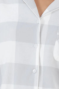 Gingerlilly Emery Buffalo Check Cotton PJ set Sleepwear Gingerlilly 