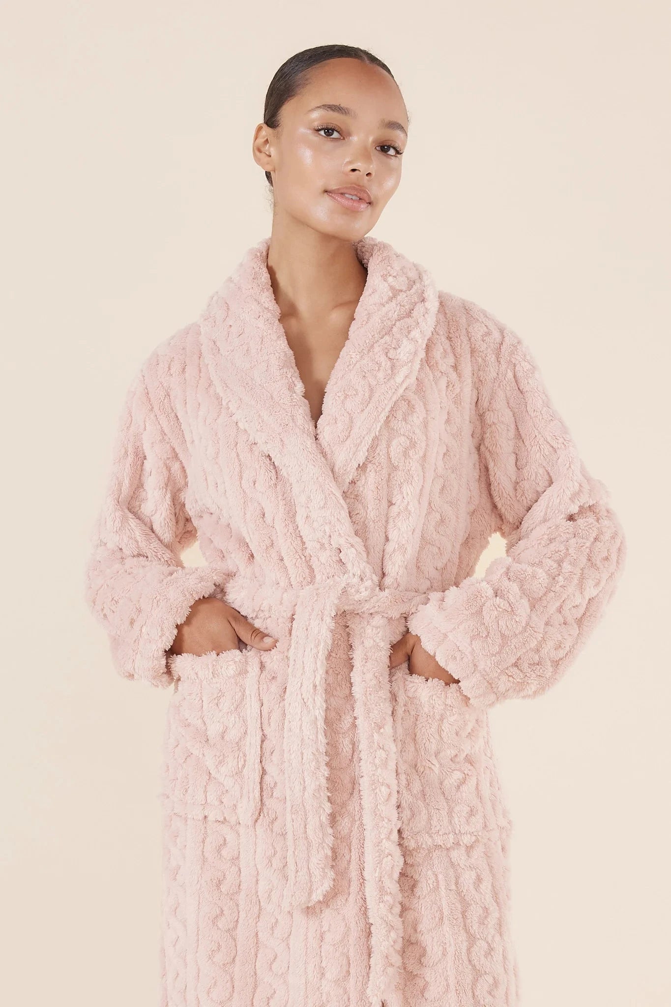 Gingerlilly Gabriella Plush Long Robe