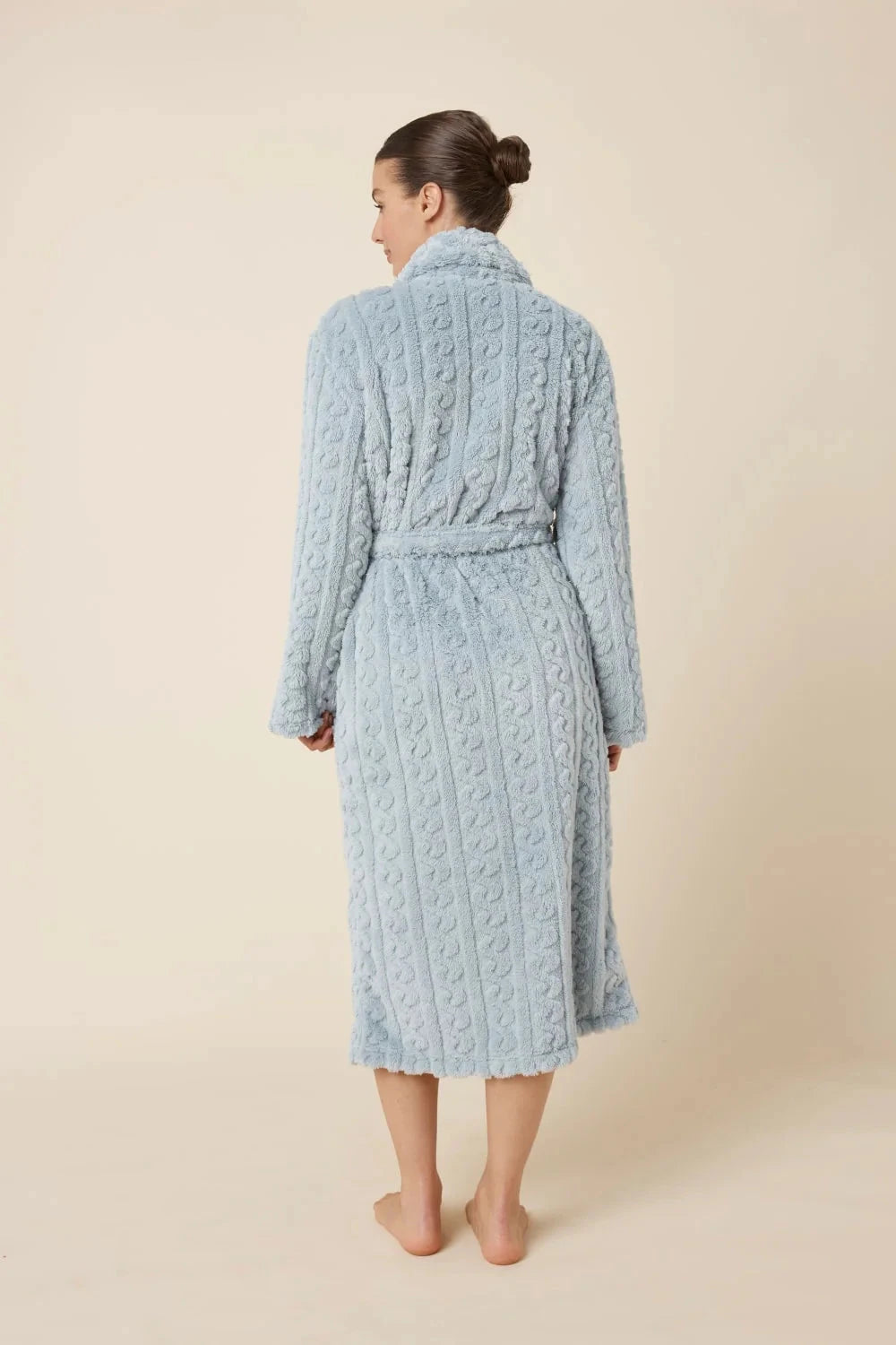 Gingerlilly Gabriella Plush Long Robe Sleepwear Gingerlilly 