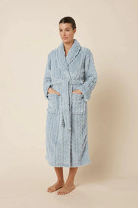Gingerlilly Gabriella Plush Long Robe Sleepwear Gingerlilly 