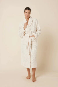 Gingerlilly Gabriella Plush Long Robe Sleepwear Gingerlilly 