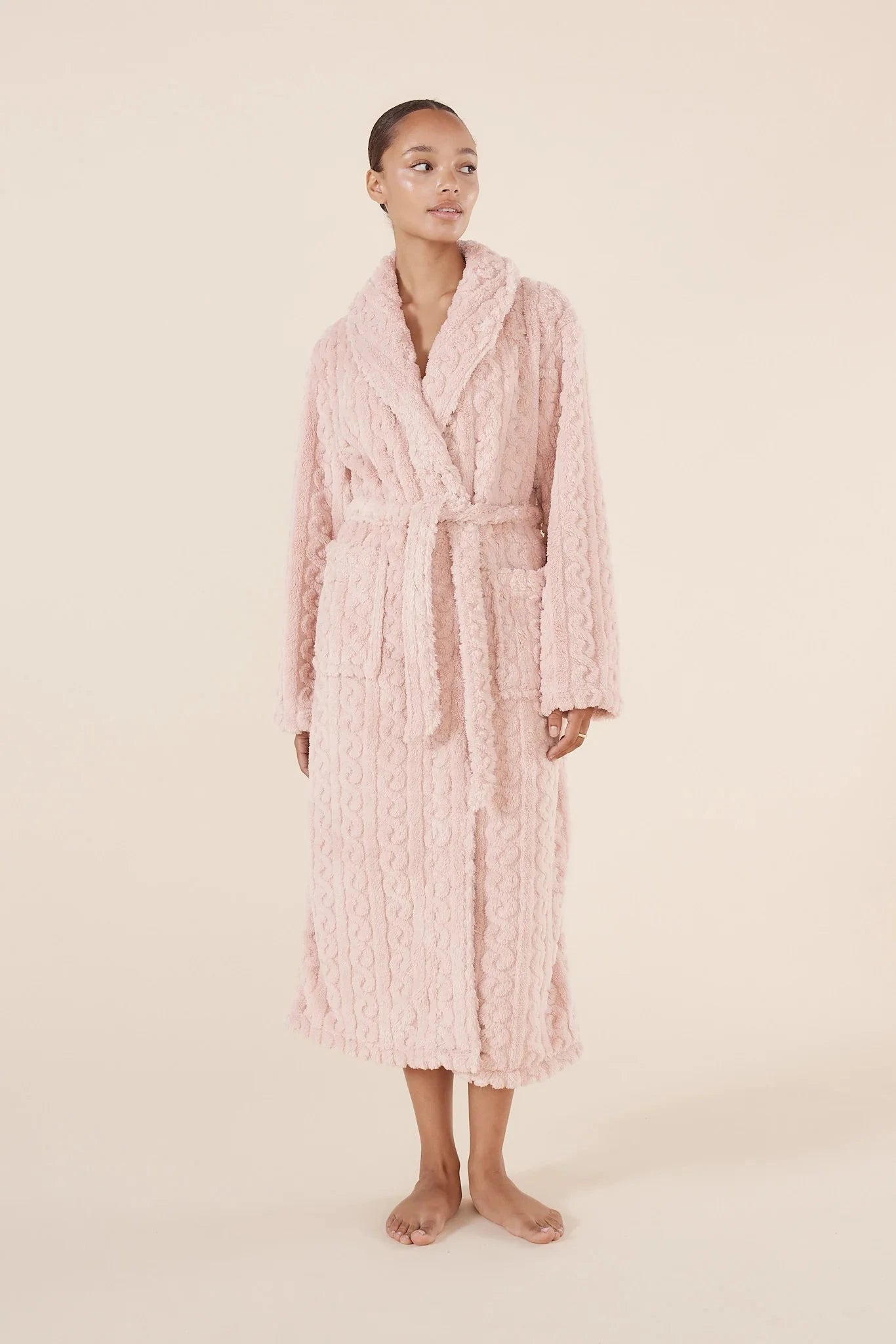 Gingerlilly Gabriella Plush Long Robe