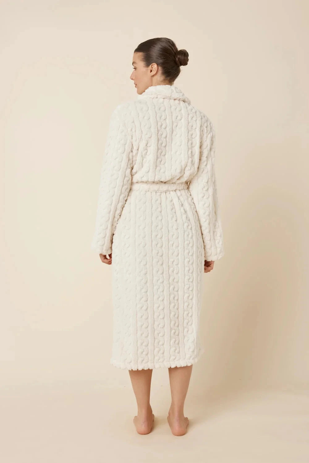 Gingerlilly Gabriella Plush Long Robe Sleepwear Gingerlilly 