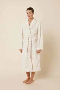 Gingerlilly Gabriella Plush Long Robe Sleepwear Gingerlilly 