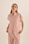 GINGERLILLY GOLDIE DIAMOND COTTON PJ SET SLEEPWEAR Gingerlilly 