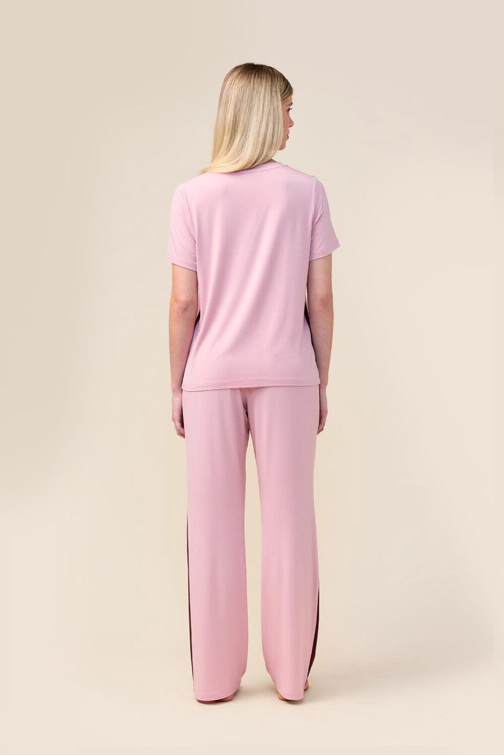 Gingerlilly Inez Bamboo Pant with Stripe Sleepwear Gingerlilly 