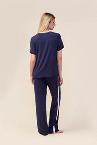 Gingerlilly Inez Bamboo Pant with Stripe Sleepwear Gingerlilly 