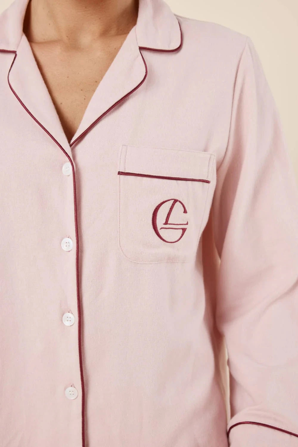Gingerlilly Isabella Brushed Cotton PJ Set Sleepwear Gingerlilly 