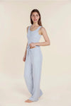 GINGERLILLY LIBERTY RIBBED SINGLET HENLEY TOP SLEEPWEAR Gingerlilly 