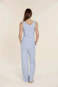 GINGERLILLY LIBERTY RIBBED SINGLET HENLEY TOP SLEEPWEAR Gingerlilly 
