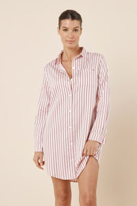 Gingerlilly Lolita Stripe Night Shirt Sleepwear Gingerlilly 