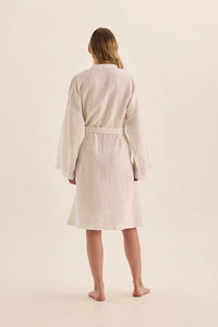 GINGERLILLY MIA LINEN BATHROBE SLEEPWEAR Gingerlilly 