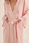 GINGERLILLY MIA LINEN BATHROBE SLEEPWEAR Gingerlilly 