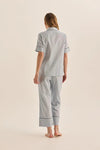 GINGERLILLY MOLLY DOUBLE PIPING PJ SET SLEEPWEAR Gingerlilly 