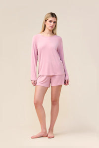 Gingerlilly Pippa Bamboo Shorts with Stripe Sleepwear Gingerlilly 